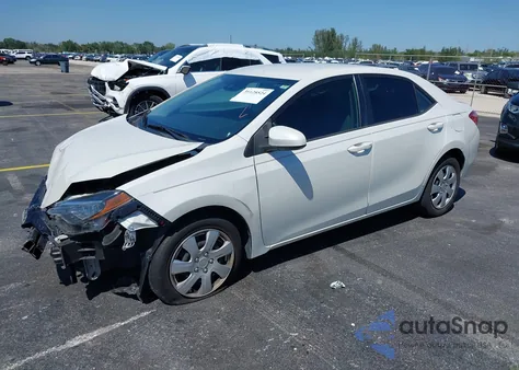 2018 Toyota Corolla Le из США, поврежденный, VIN 5YFBURHE4JP852621